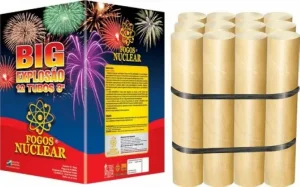 Kit Morteiro Big Explosão 12 Tubos de 3 Polegadas