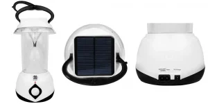 Lampiao Recarregavel Bivolt e Solar 58 Led