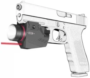 Lanterna Com Laser Ultra Potente Para Pistolas Trilho 20mm