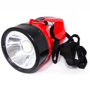 Lanterna Recarregavel 1 Super Led 3W Bivolt Com Bandoleira