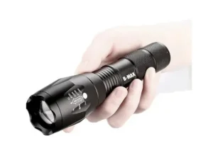 Lanterna Tatica Led T6 Recarregavel 1.350.000 Lumens
