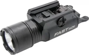 Lanterna Tática Para Pistola Com Trilho e Engate Rápido