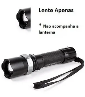 Lente Lanterna Taticas 1 Baterias ou Pilha
