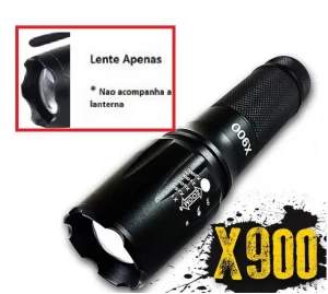 Lente Para Lanterna Tatica X900 - Peca Reposicao