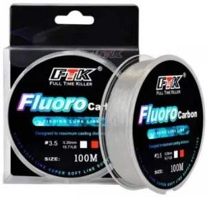 Linha 100% Fluorocarbono FTK Leader 100mts 0,30mm