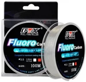 Linha 100% Fluorocarbono FTK Leader 100mts 0,35mm