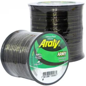 Linha Araty Army Bicolor 300mts Fio 0,60mm