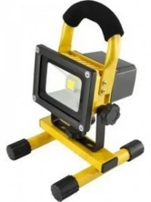 Luminaria Holofote Recarregavel Hyper Leds Ampla Iluminacao