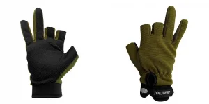 Luva Profissional Pesca Anti Derrapante Verde ( par )