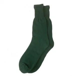 Meia de Algodão Verde Oliva ( Par )