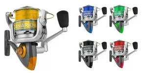Molinete Albatroz Canario 40 3 Rolamentos Com Linha