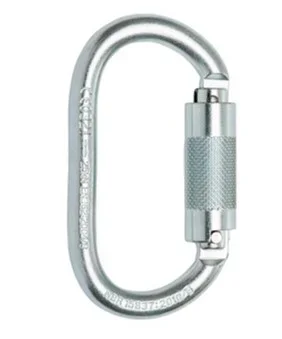 Mosquetão Aço Oval Automático 25KN Keylock CE UIAA