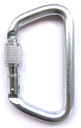 Mosquetão Aço Oval Automático 65KN Keylock CE UIAA