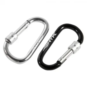 Mosquetao Aluminio Com Trava 8mm Par