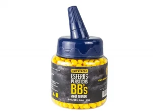 Municao Airsoft BB’S Plastic 0,12gr c/ 1.000und Cal 6,0mm