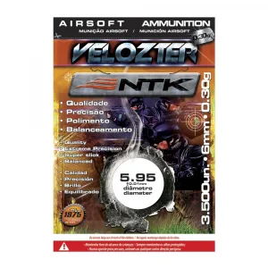 Municao Airsoft BB’S Velozter 0,30gr Cal 6,0mm