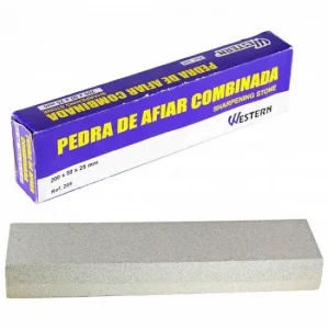 Pedra de Afiar Western Combinada 20cm