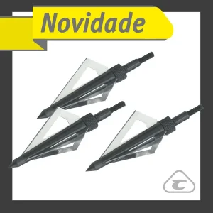 Ponteira De Caça 3und Com 3 Laminas