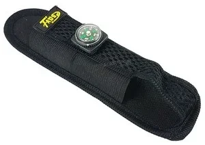Porta Lanterna Nylon Preto C/ Bussola