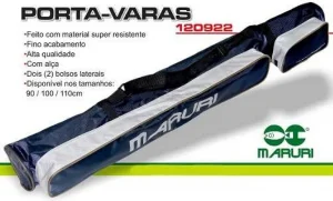 Porta Vara de Pesca Maruri 90cm 2 Compartimentos Laterais