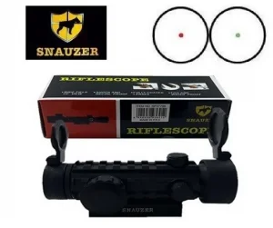 Red Dot Snauzer 1x25mm Com Tampinhas Retrateis