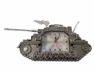 Relogio Estilo Tanque de Gerra Com Armas