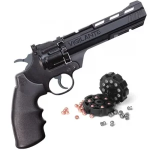 Revólver de Pressão CO2 Crosman Vigilante Black Cal 4,5mm