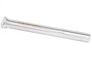 Seda de Vidro Piteira Base Achatada 7,0cm Transparente