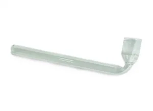 Seda de Vidro Piteira Com Funil Comprimento 10,5cm Transparente