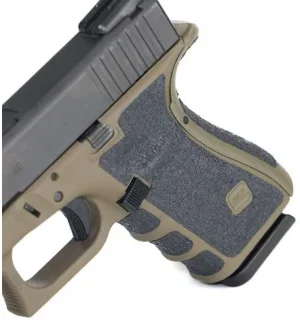 Slip de Borracha Textura Luva Alto Desempenho Pistola Glock