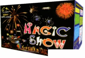 Torta Magic Show 64 Tubos Reta