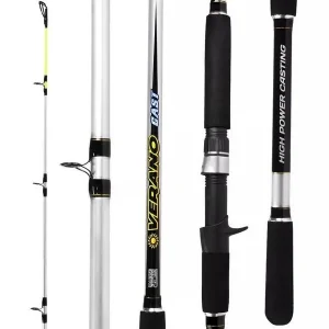 Vara Pesca Carbono Verano Cast 2,44mts 30lbs