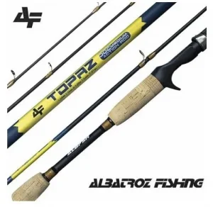 Vara Pesca Carretilha Albatroz Topaz em Carbono 1,68mts