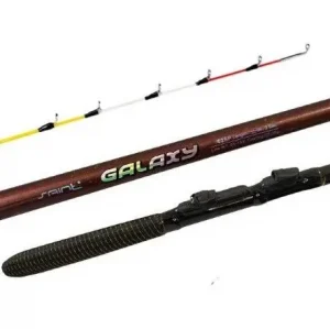 Vara Pesca Carretilha Saint Plus Galaxy em Carbono 1,65mts 15lbs 2 Partes