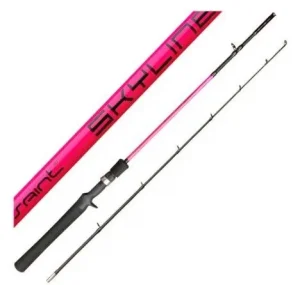 Vara Pesca Carretilha Saint Skyline Pink 1,68mts 17lbs 2 Partes
