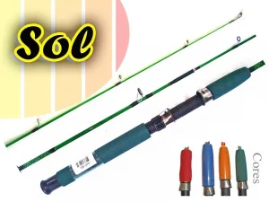 Vara Pesca Molinete Sol 1,50mts Pesca Leve/Media