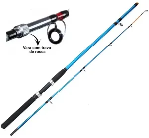 Vara Pesca Molinete Rio Parana 1,80mts 50lbs Leve/Media 2 Partes