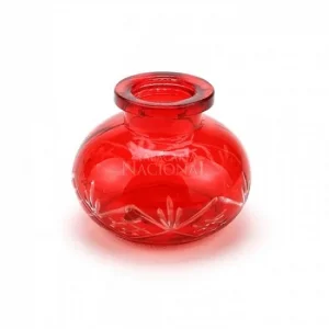 Vaso (Base) Para Narguile Pequeno Vermelho