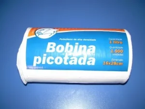 Bobina Saco Plástico 1 LI - 16x28cm