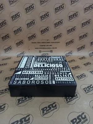 Caixa Beirute Black - 17 x 17 x 4,3