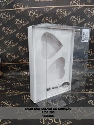 Caixa Ovo de Colher Coração Stylus Berço 2 de 200g
