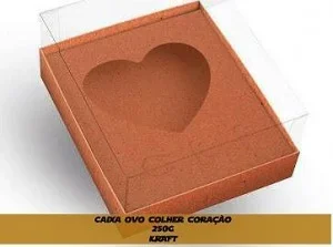 Caixa Ovo de Colher Coração Stylus Berço de 250gr