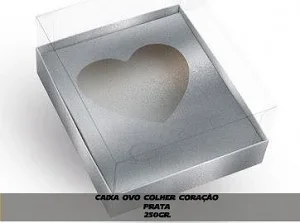 Caixa Ovo de Colher Coração Stylus Berço de 250gr