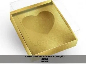 Caixa Ovo de Colher Coração Stylus Berço de 500gr