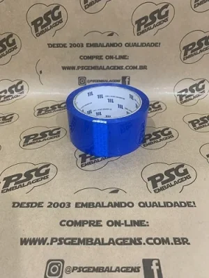 Fita Adesiva 48mm x 50 m - COR AZUL