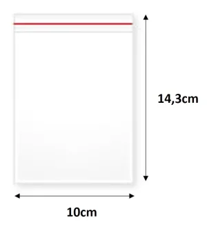 Saco ZIP Nº 05 10x14,3x0,008
