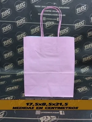 Sacola KB Chap Tutti Frutti 17,5cm x 8,5cm x 21,5cm
