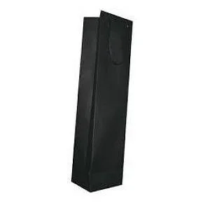 Sacola KN Vinho Preta 13,5x08x39cm