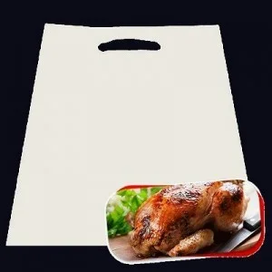Sacola para Frango 29 x 34,5 cm - Branca - RESISTENTE