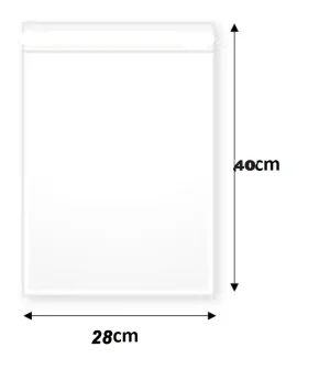 Saco PP Liso 28x40x0,005